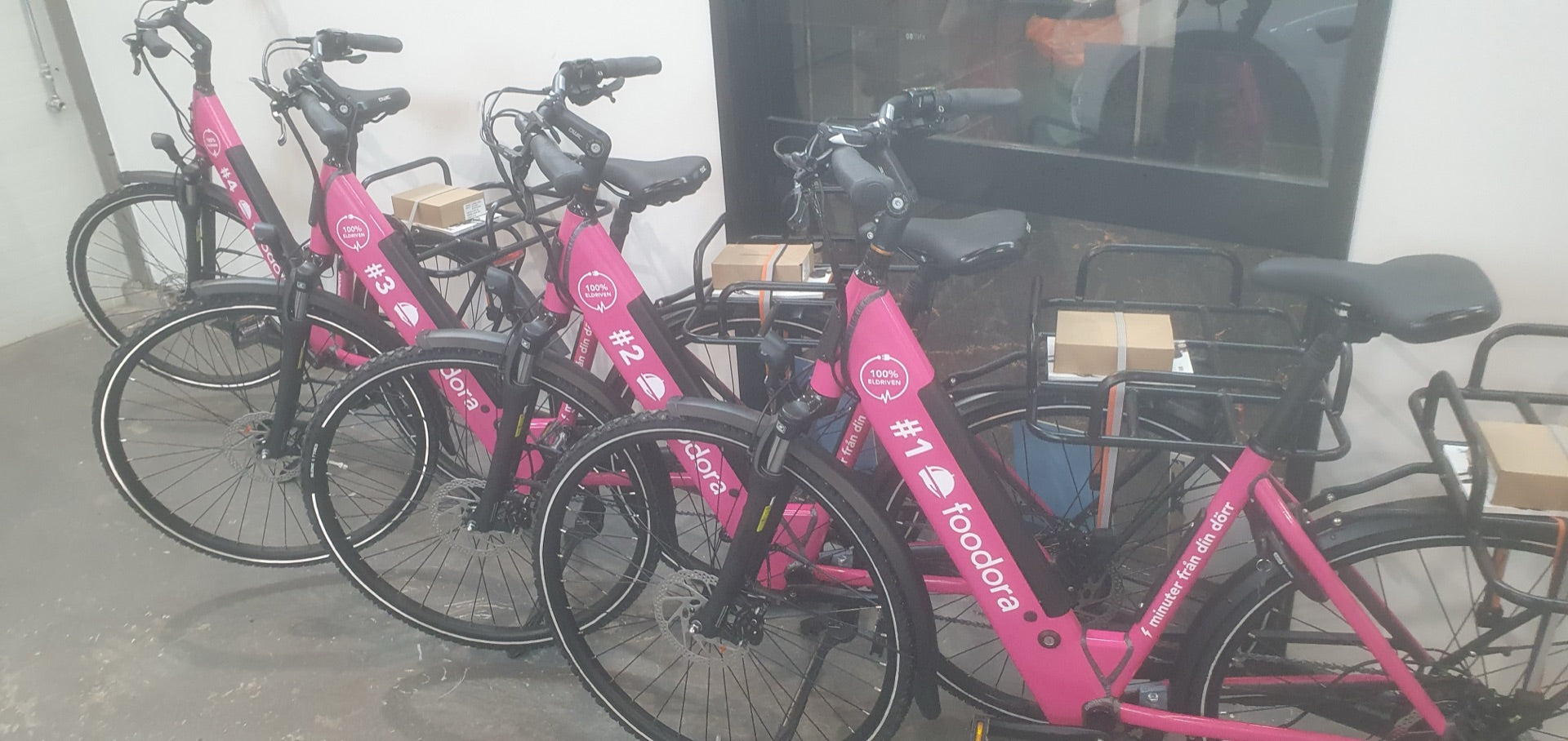Foodora El-Sparkcykel – Brand Wrap Pilot