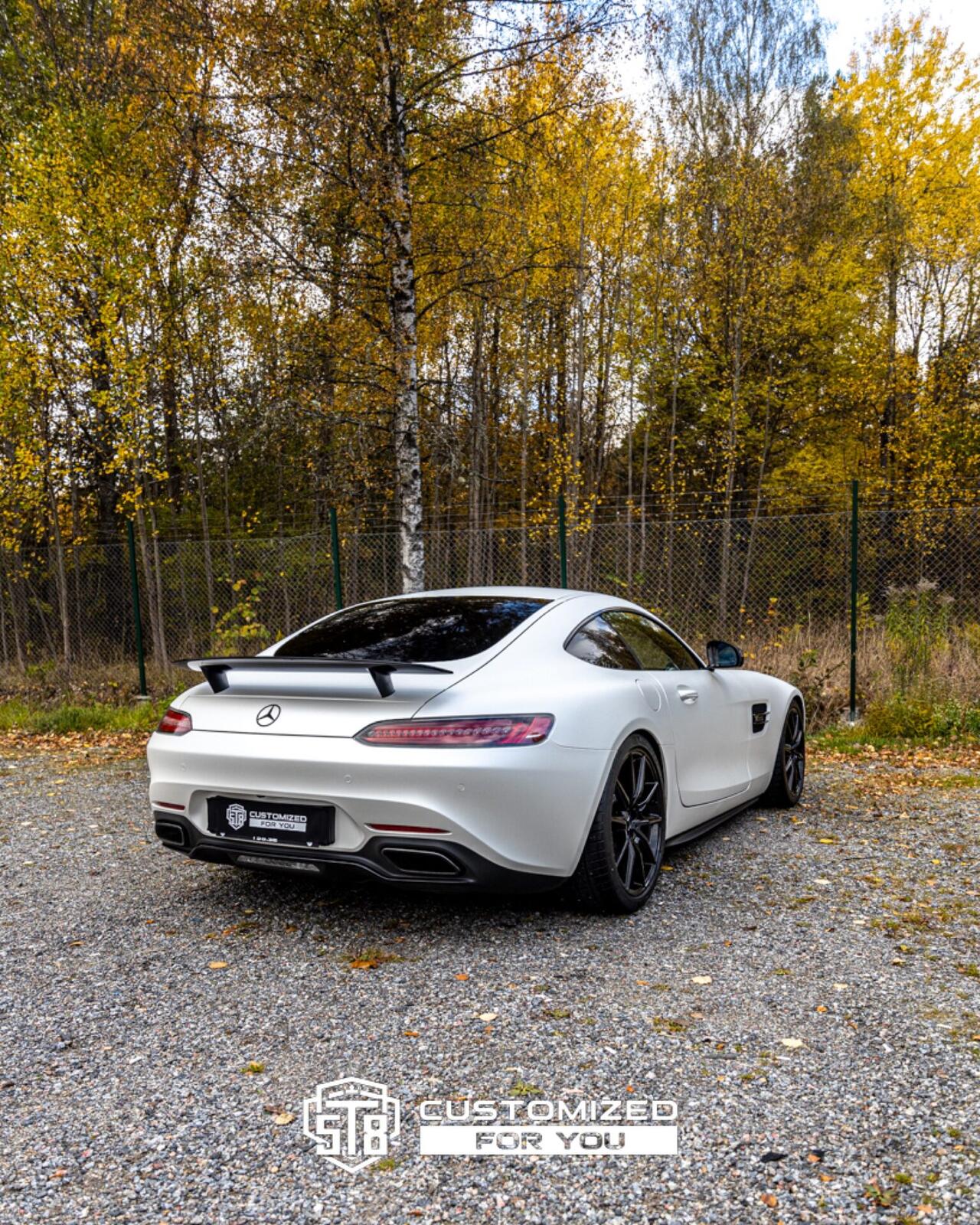 Mercedes-AMG GT S – Satin White Transformation